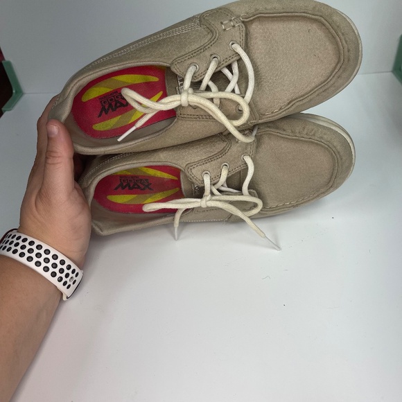 Women’s Sketchers Go Step One the Go Flex Ashore Boat Shoe 14420 Size 8 Natural - Picture 8 of 9